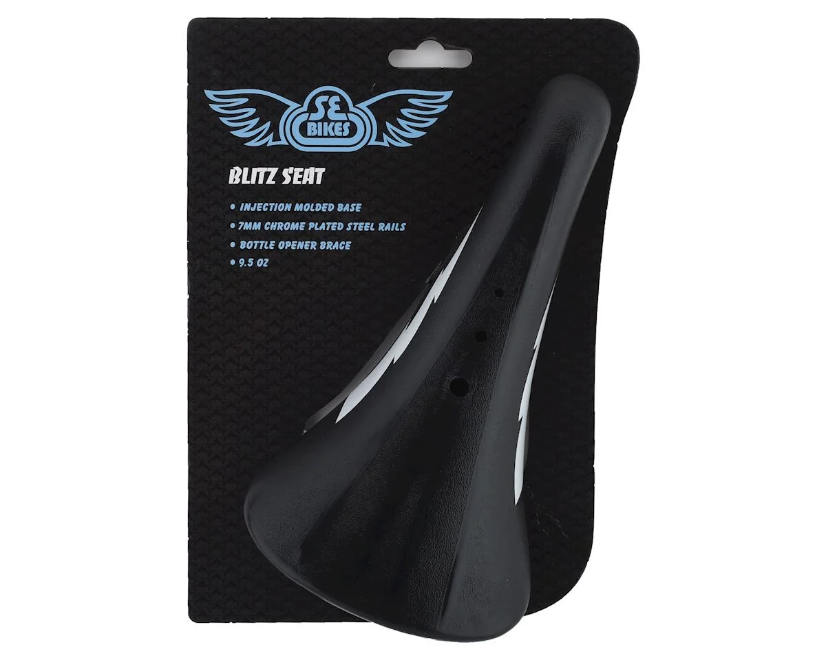 SE Bikes Lightning Blitz Saddle (Black) - view 4